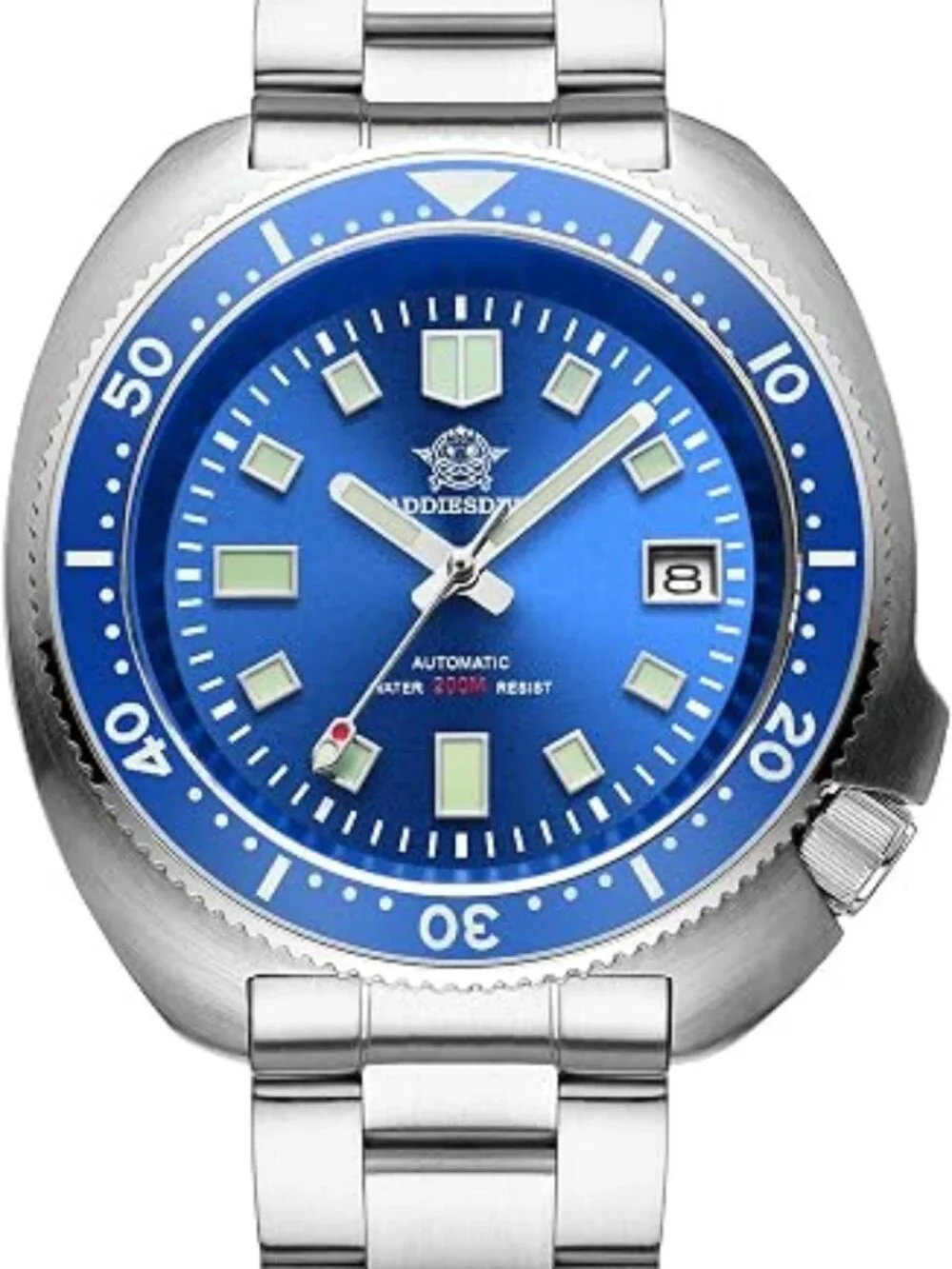 ADDIESDIVE Automatic Watch Diver 200 M Mens Watch Luminescent Mechanical NH35A